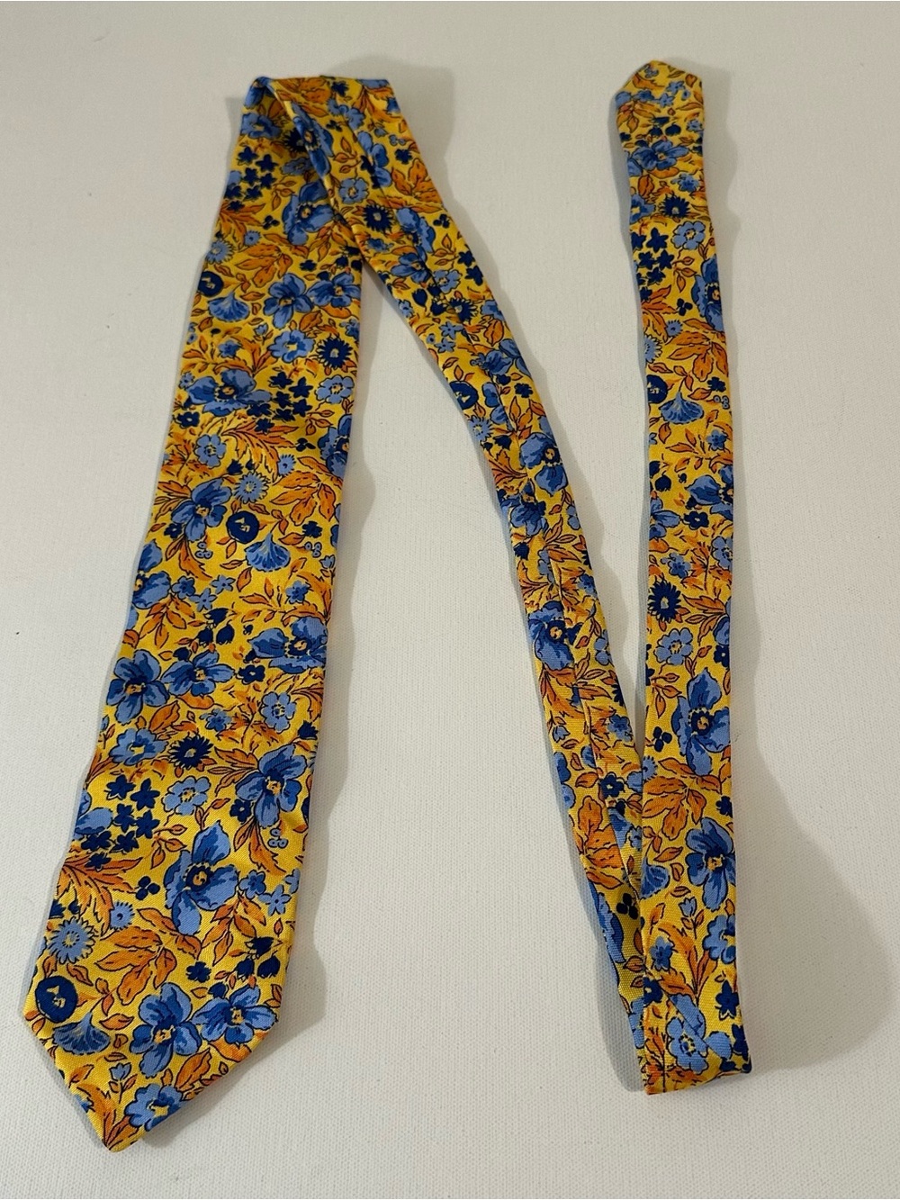 PAUL FREDRICK FLORAL MENS TIE